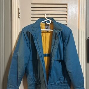 Members Only Teal and Mustard Jacket